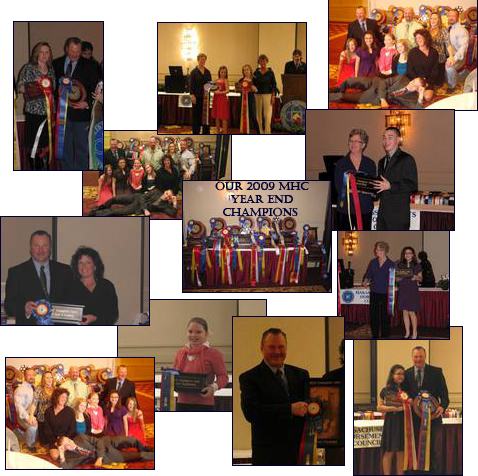 Sterling Pointe Farm's 2009 MHC Year End Champions!
